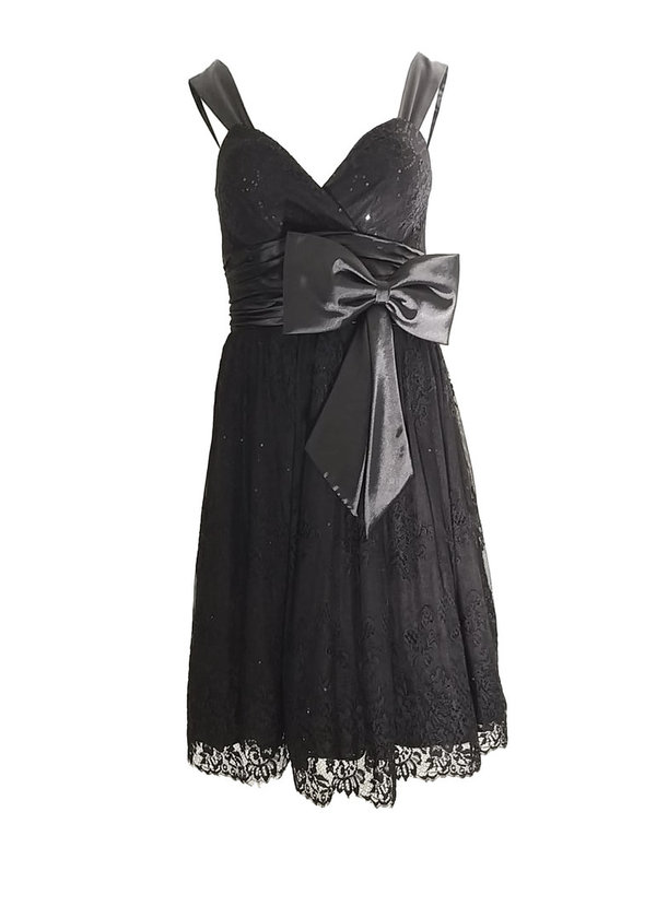 Dress Nelly black with lace